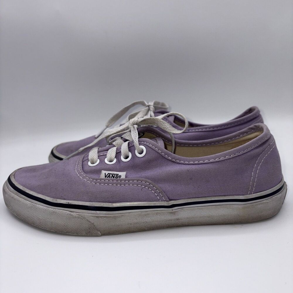 Vans TC8R Purple Canvas Lace Up Sneakers Shoes Mens US 5.5 Womens US Size 7